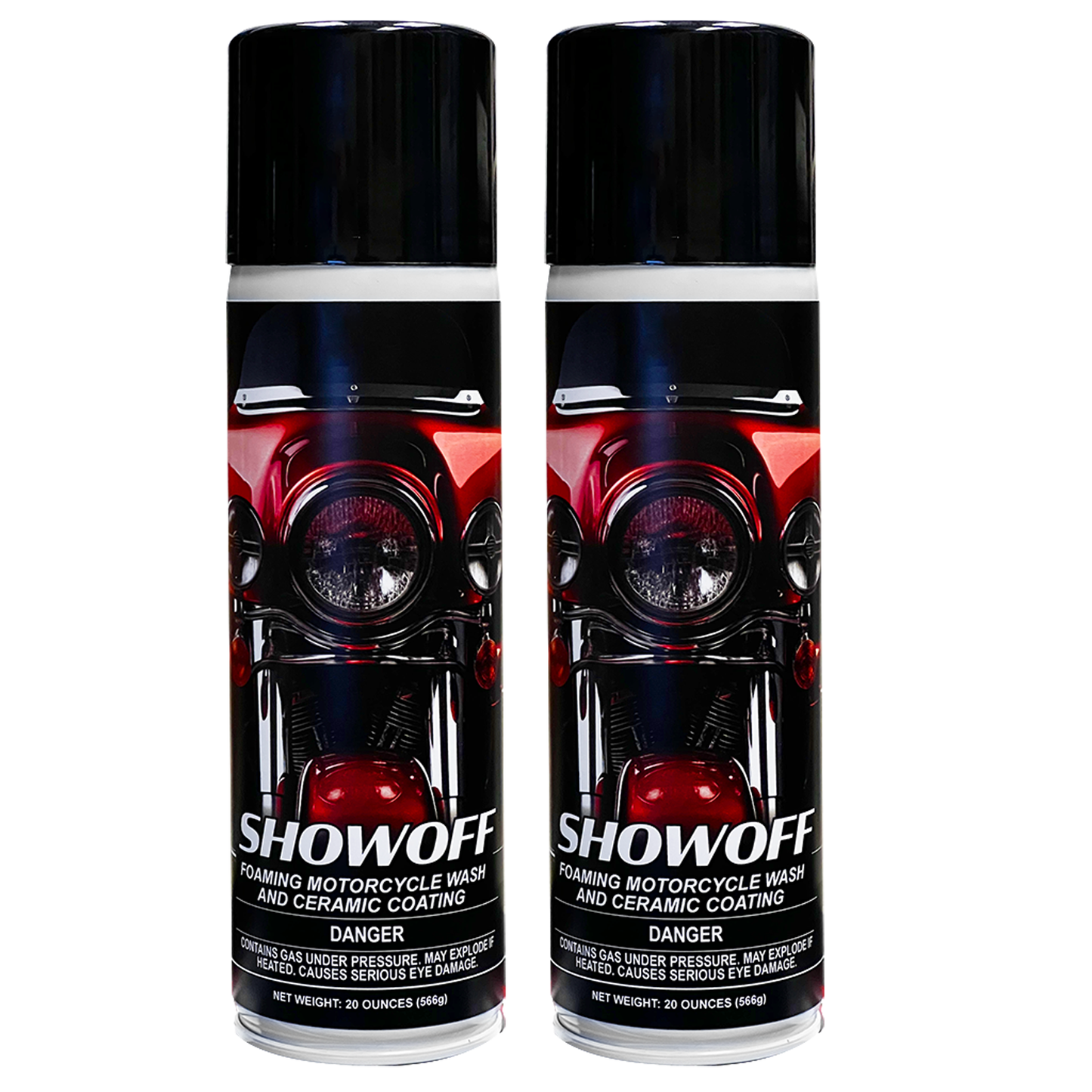 Two Cans of Foaming Motorcycle Wash and Ceramic Coating