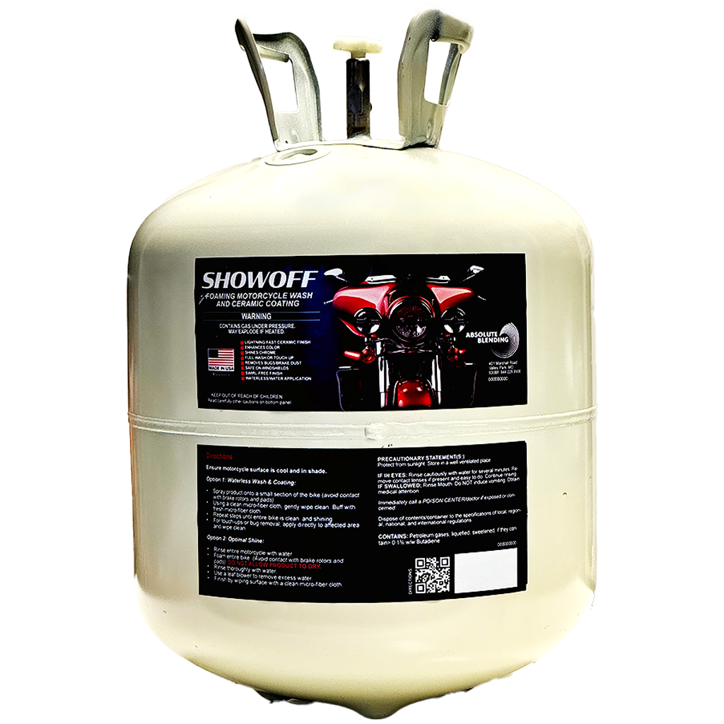 40LB Cylinder Foaming Motorcycle Wash and Ceramic Coating